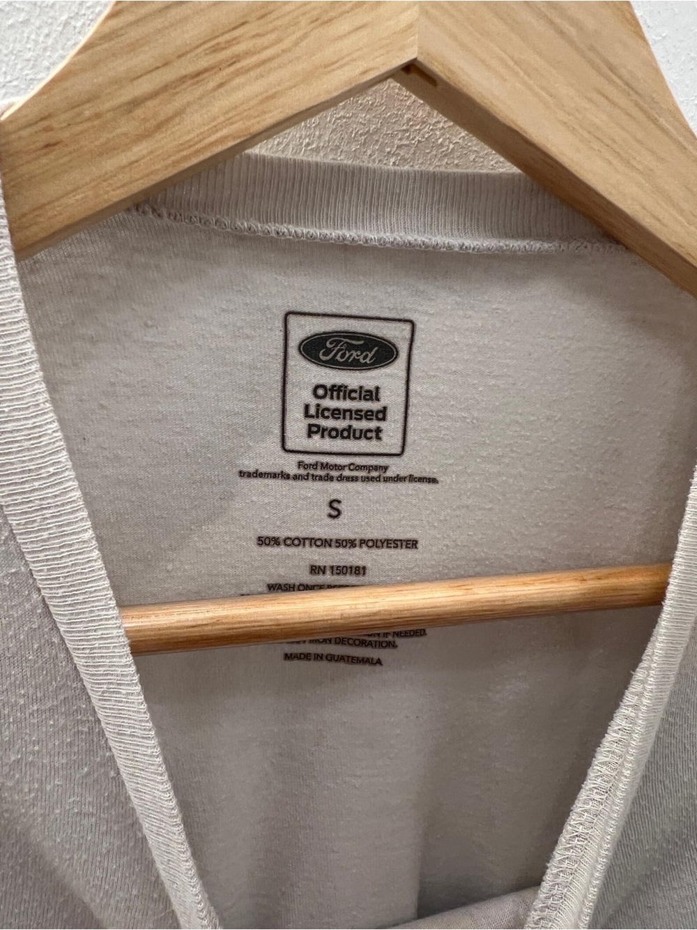 Ford Bronco Graphic Tee in Cream with Pink Print - Picture 3 of 4